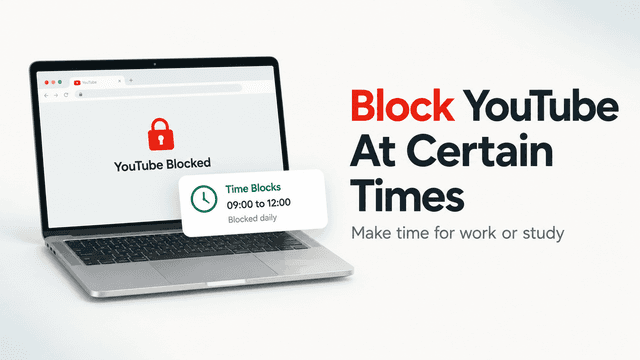 How to Block YouTube at Certain Times for Work or Study thumbnail